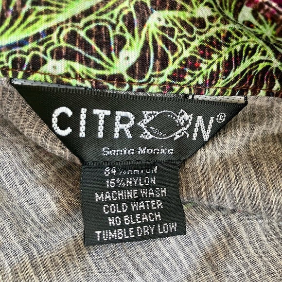 Citron Multicolor Abstract Top - Picture 3 of 5